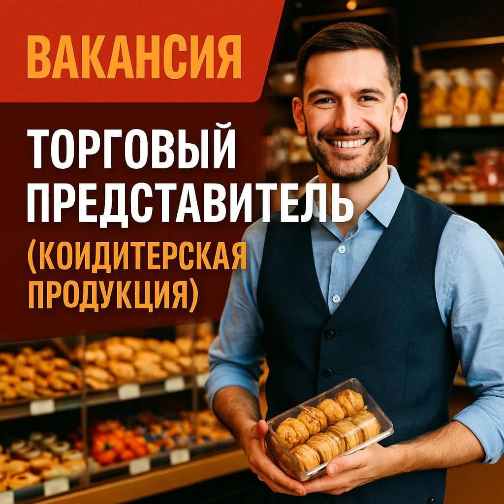 Торговый представитель (кондитерская продукция) — работа ДНР и ЛНР