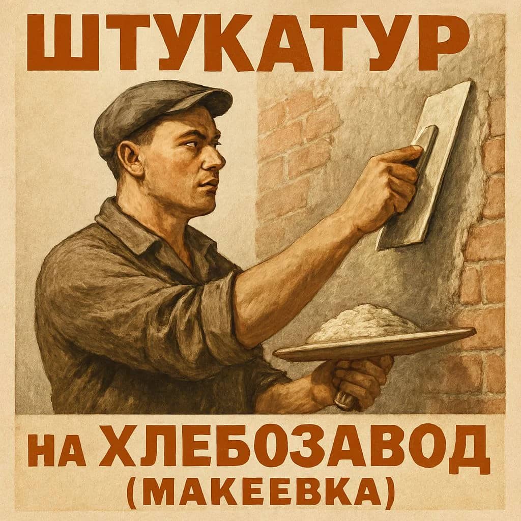 Штукатур на хлебозавод (Макеевка)